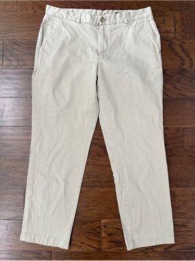 Vineyard Vines Men's Breaker Pants Traditional Khakis Chinos Tan Stretch 36x29
